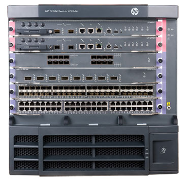 HP 12504 AC or DC Switch Chassis